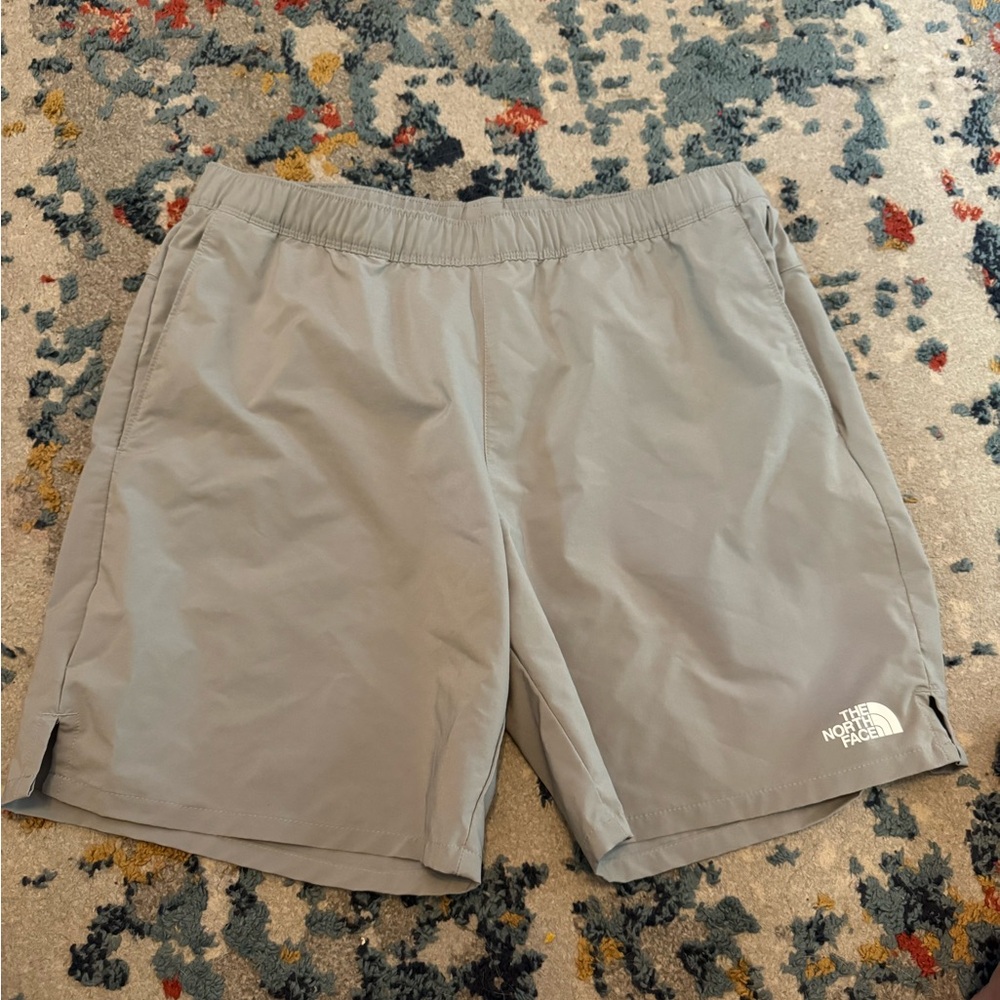 The North Face Light Gray Men's Athletic Shorts